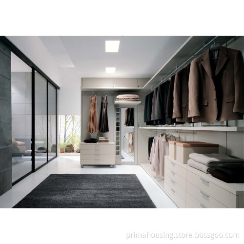 Cheap Solid Wooden White Color Wardrobes Closet Pr-W4026